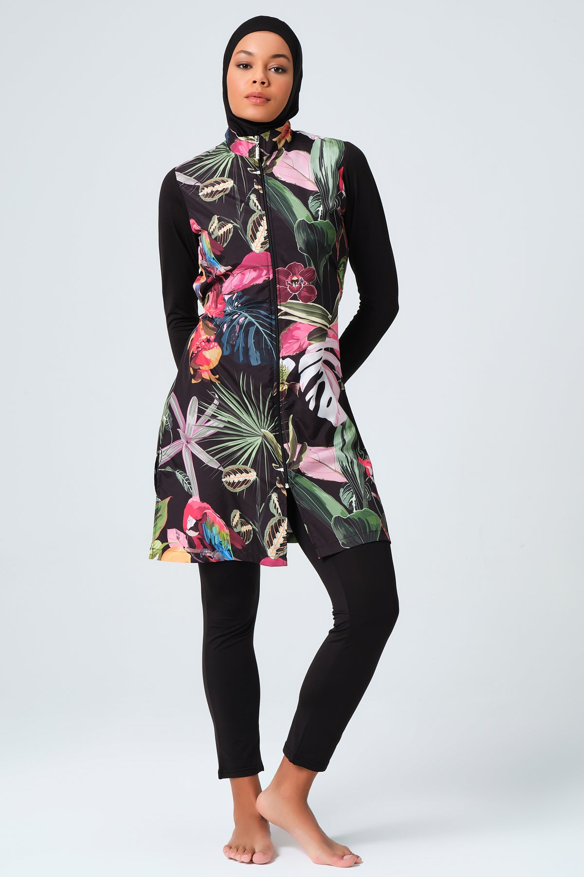 Modest Swimwear Set | Burkini Full Coverage Swimsuit for Women - Sizes S to 3XL