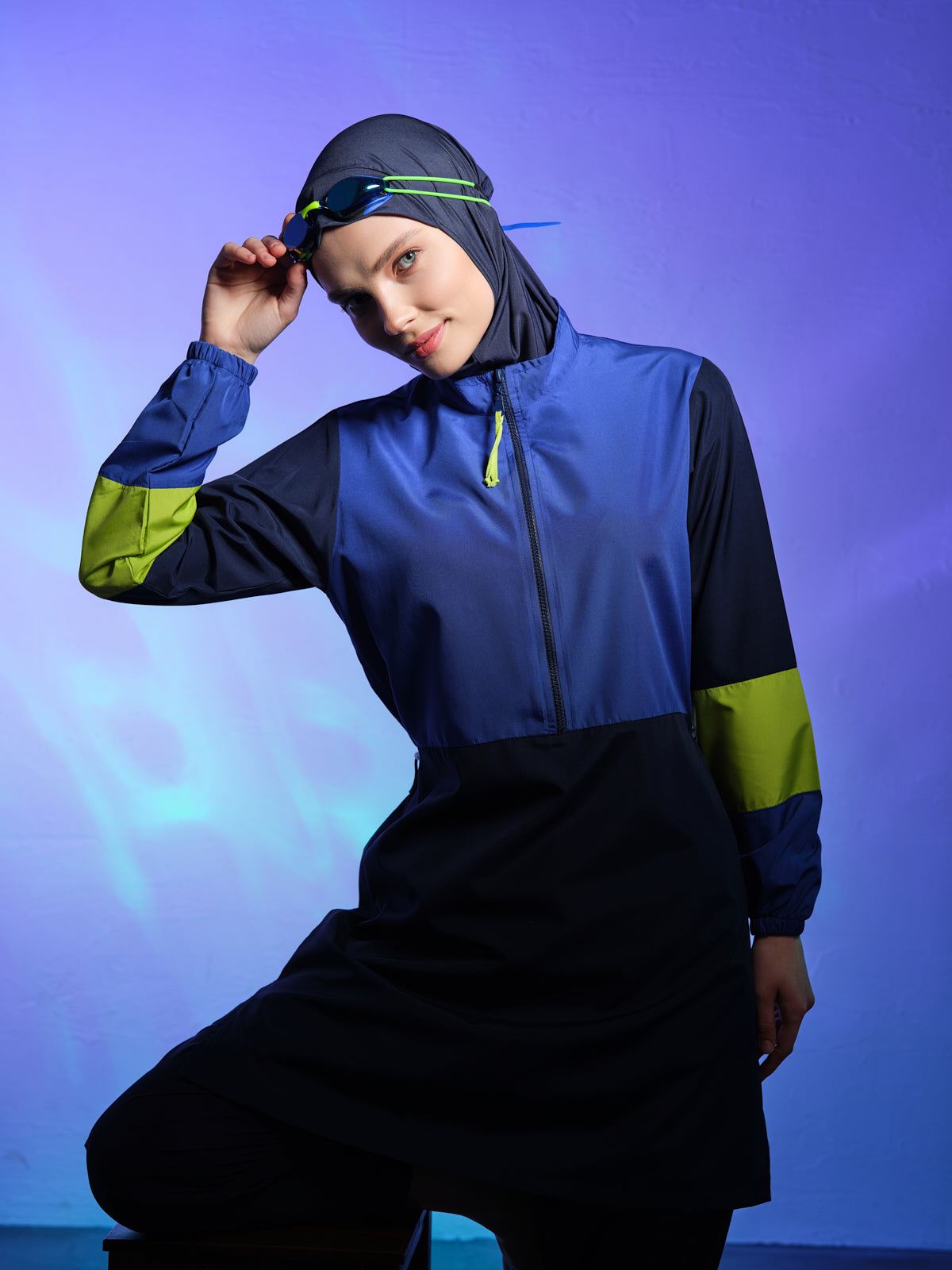Modest Swimwear Set – Lightweight Parachute Fabric for Comfort & Style