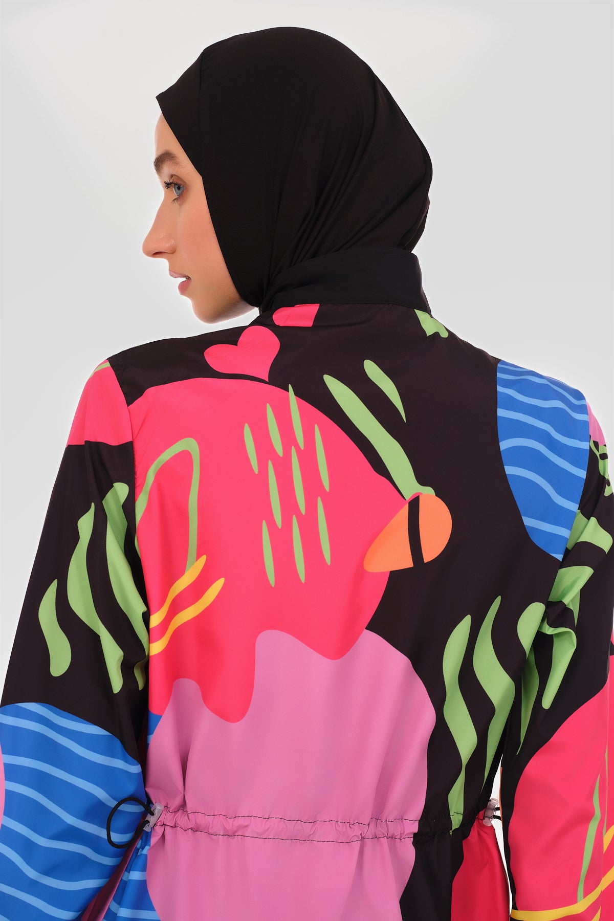 Modest Women’s Colorful Burkini –Swimwear Set