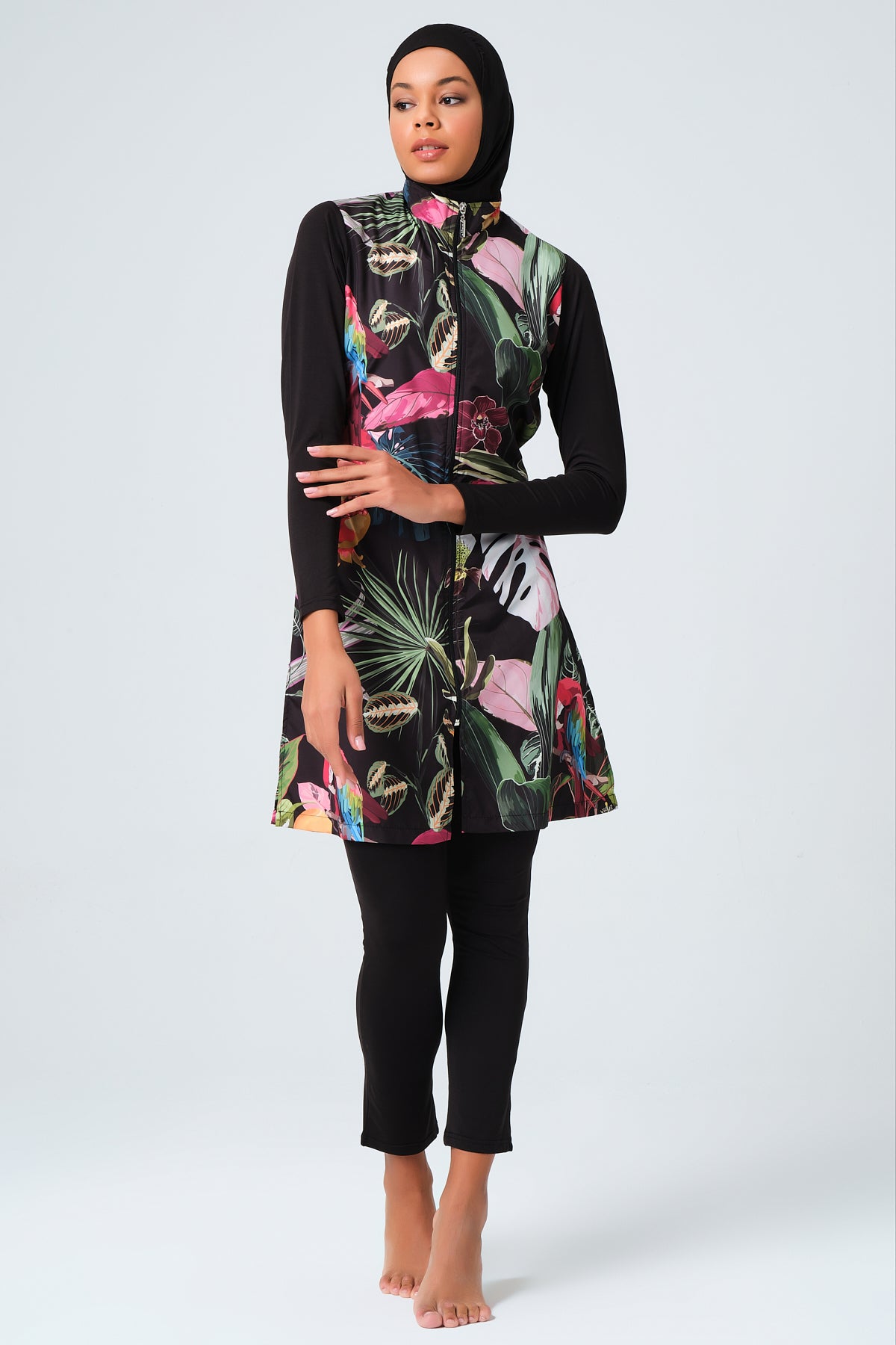Modest Swimwear Set | Burkini Full Coverage Swimsuit for Women - Sizes S to 3XL