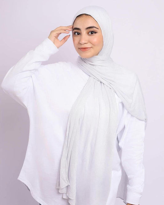 Liloah Kuwaiti Hijab | Lightweight Textured Scarf for Everyday Elegance