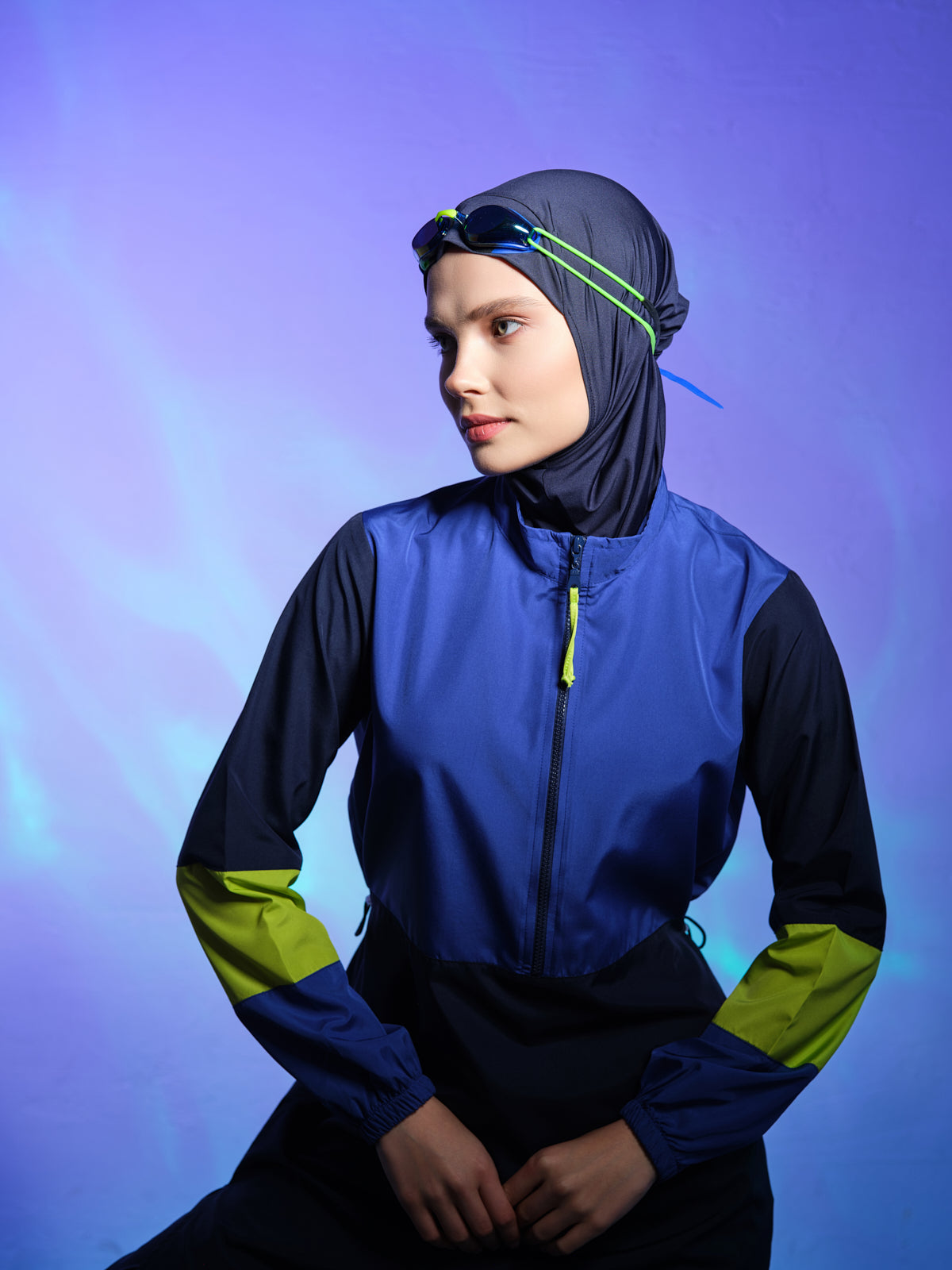 Modest Swimwear Set – Lightweight Parachute Fabric for Comfort & Style