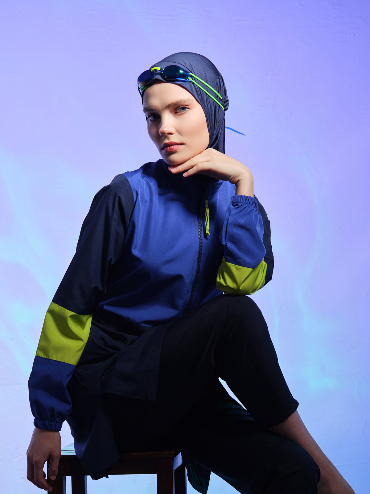 Modest Swimwear Set – Lightweight Parachute Fabric for Comfort & Style
