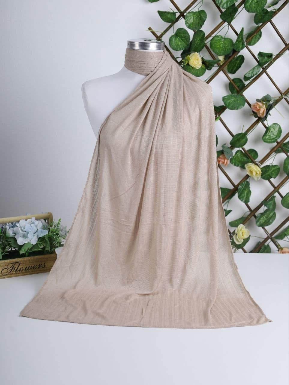 Liloah Kuwaiti Hijab | Lightweight Textured Scarf for Everyday Elegance