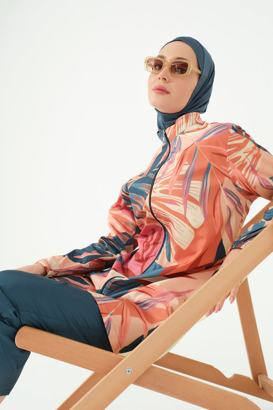 Colorful Modest Swimwear – Lightweight & Fast-Drying Parachute Fabric