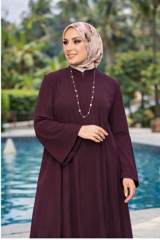 Crepe Modest Abaya – Elegant Lightweight Design