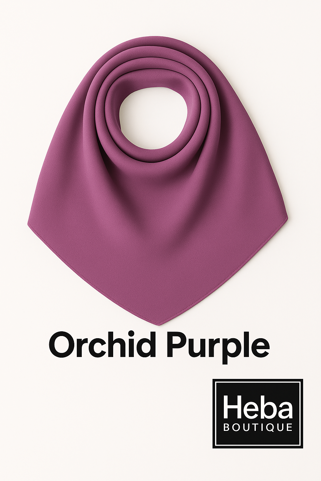 Plain Chiffon Crepe Hijab – 200×70 cm