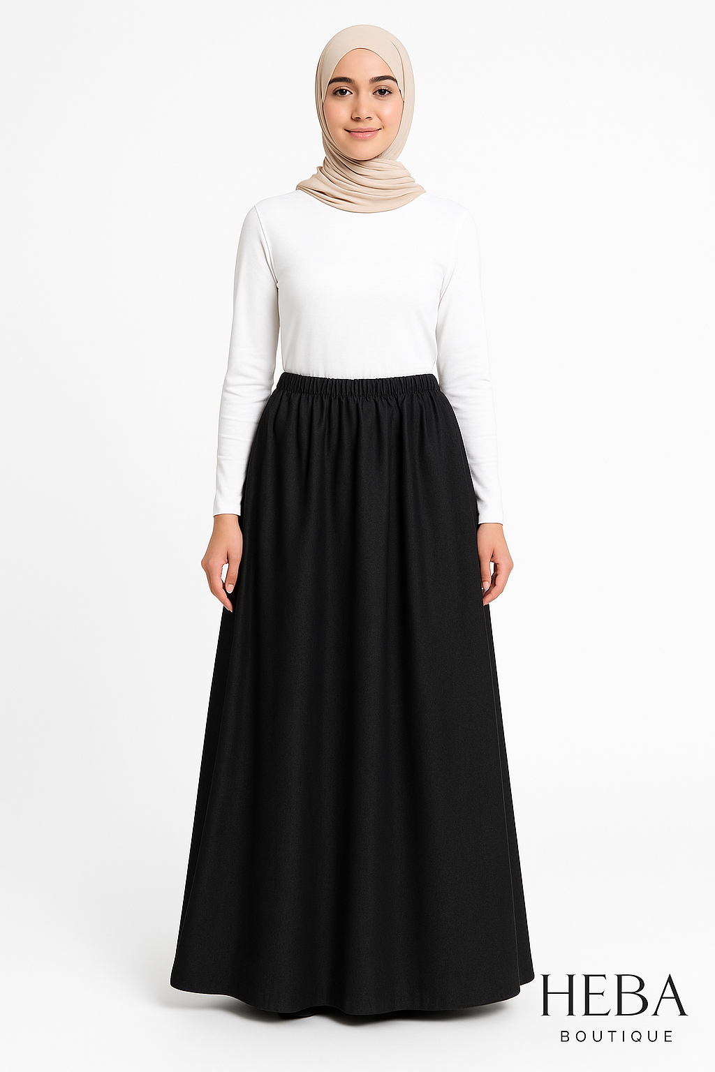 Loose Fit Denim Skirt – Free Size, Modest & Stylish