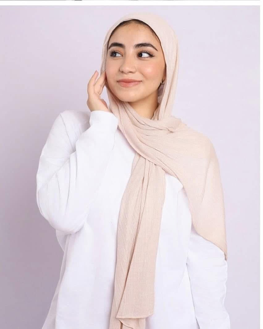 Liloah Kuwaiti Hijab | Lightweight Textured Scarf for Everyday Elegance