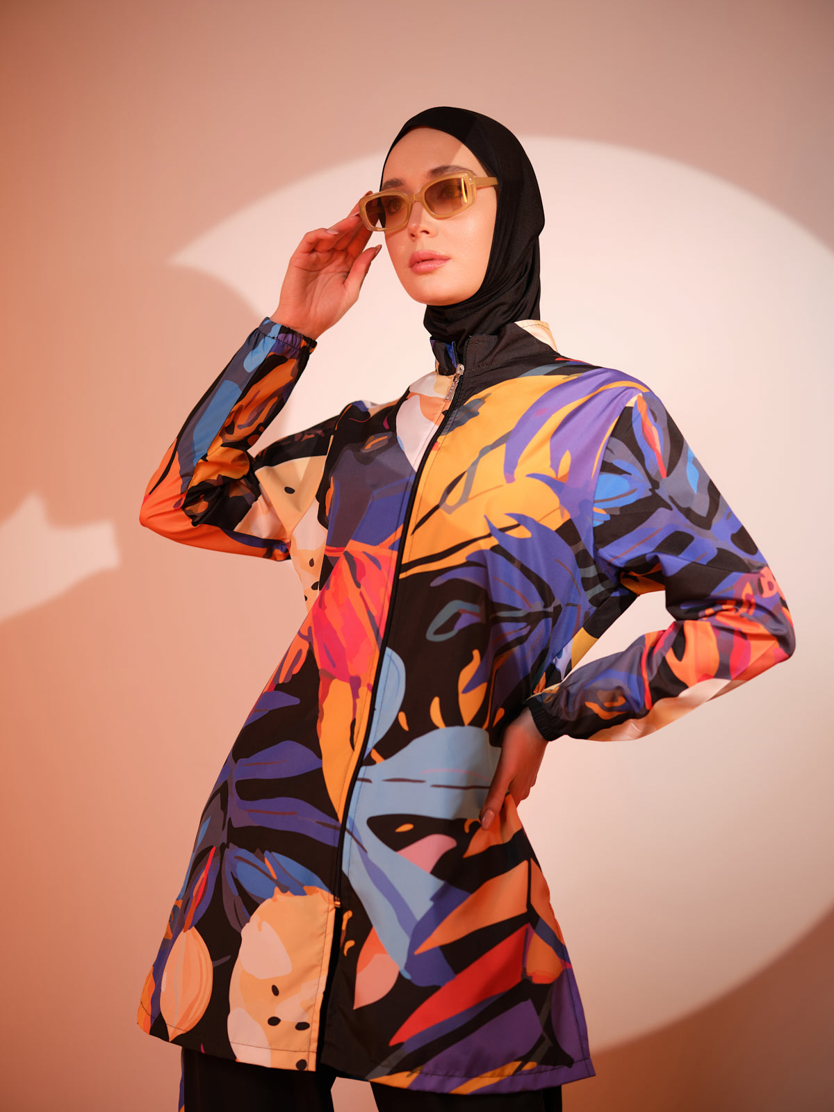 Colorful Modest Swimwear – Lightweight & Fast-Drying Parachute Fabric