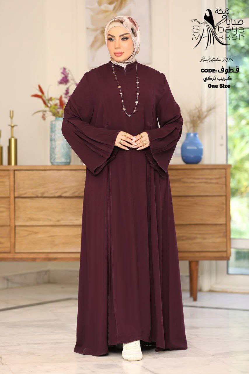 Crepe Modest Abaya – Elegant Lightweight Design