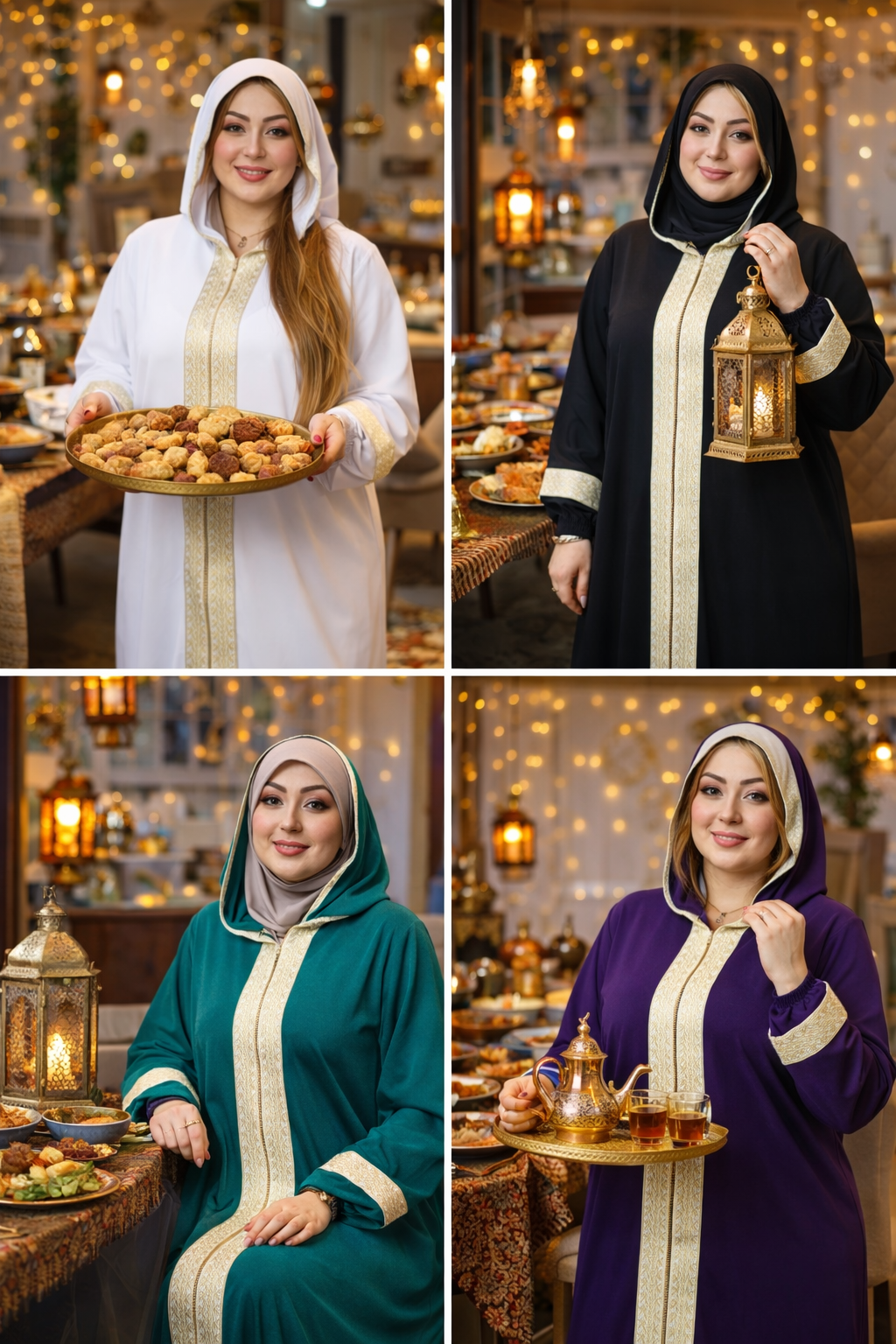 Cotton Marasi Gold Abaya – Code 6215