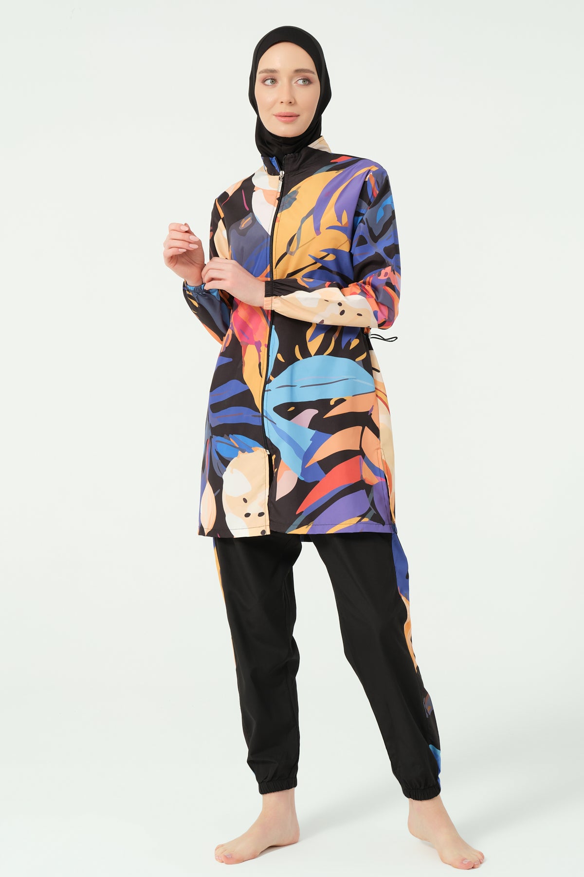 Colorful Modest Swimwear – Lightweight & Fast-Drying Parachute Fabric