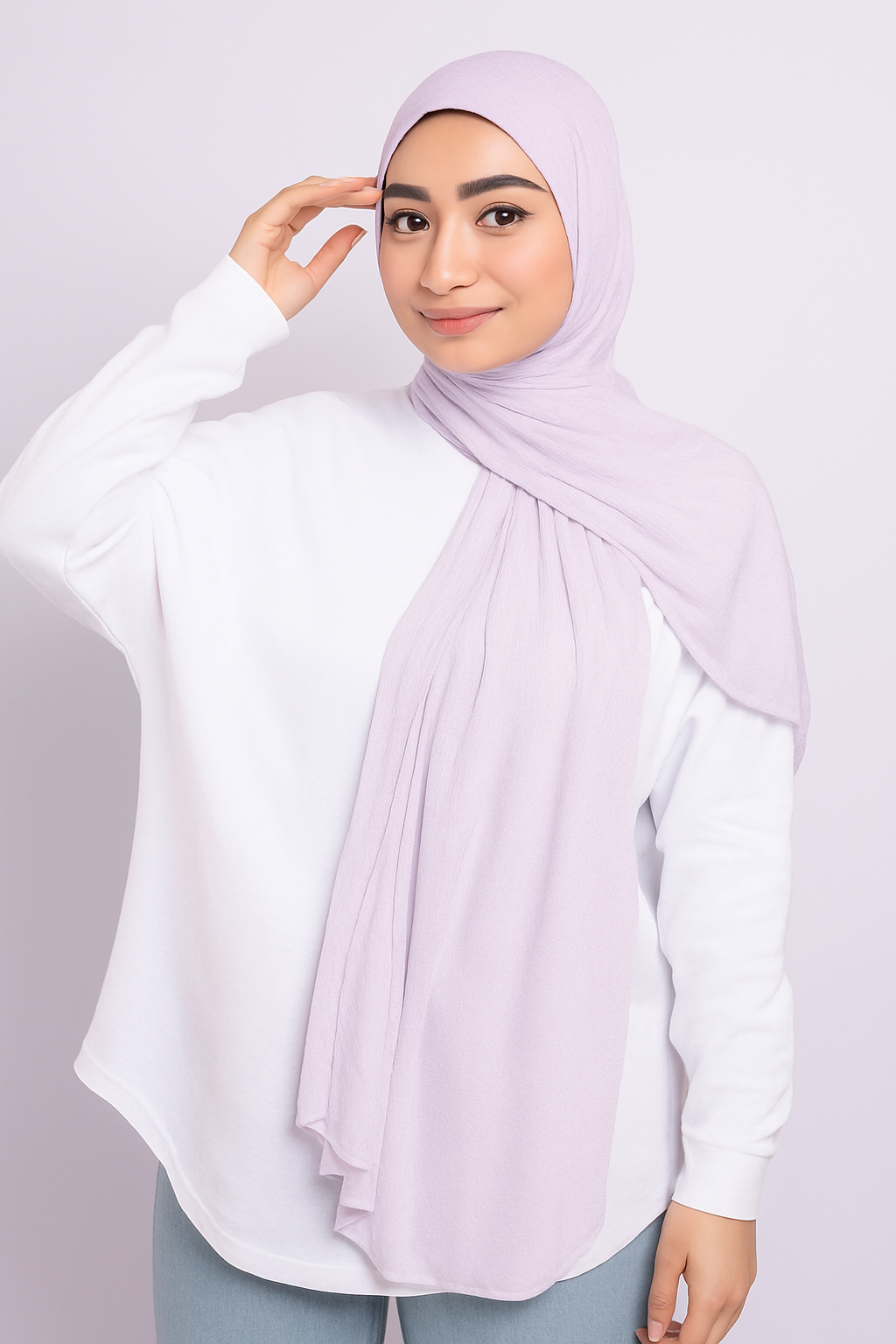 Liloah Kuwaiti Hijab | Lightweight Textured Scarf for Everyday Elegance