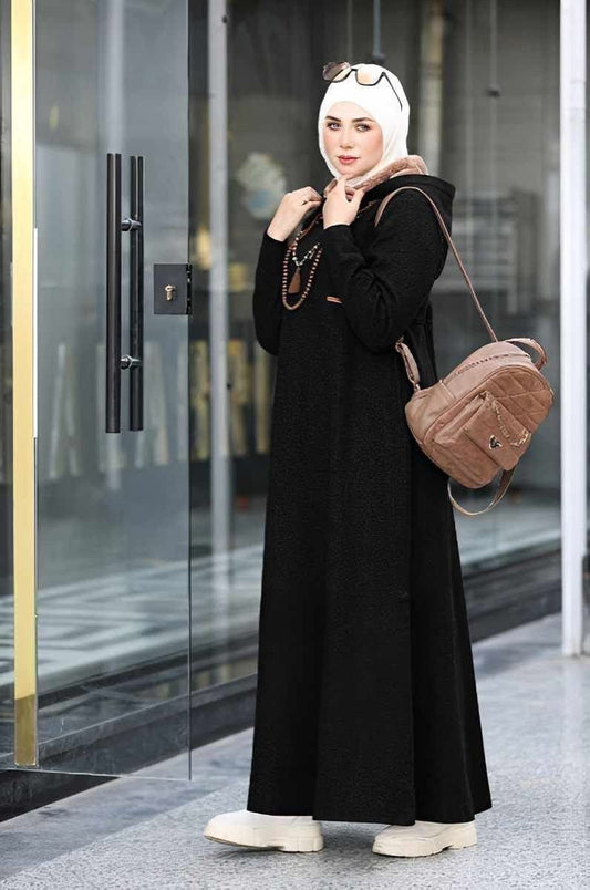 Soft Wool Winter Dress – Modest & Elegant Design
