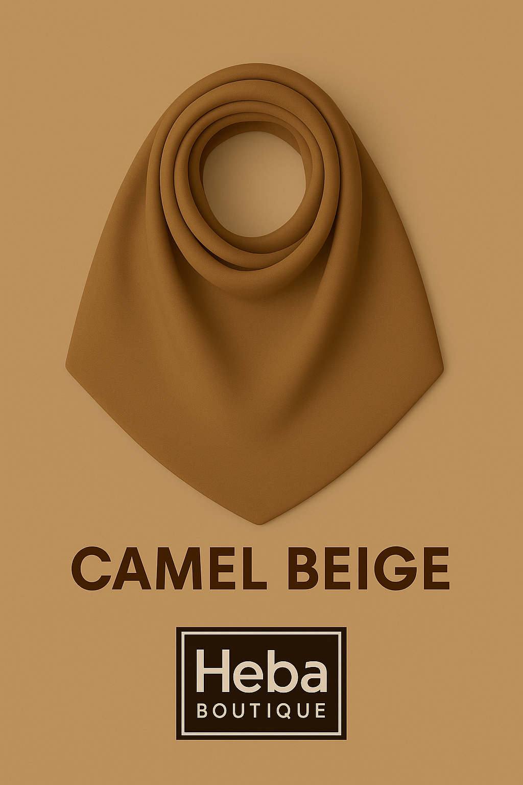 Plain Chiffon Crepe Hijab – 200×70 cm Heba Boutique