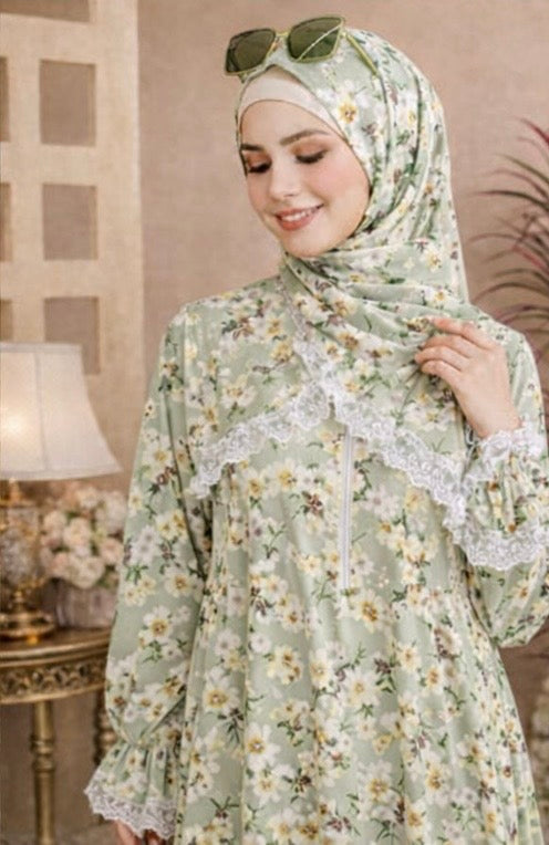 Floral Modest Isdal – Soft & Elegant Heba Boutique