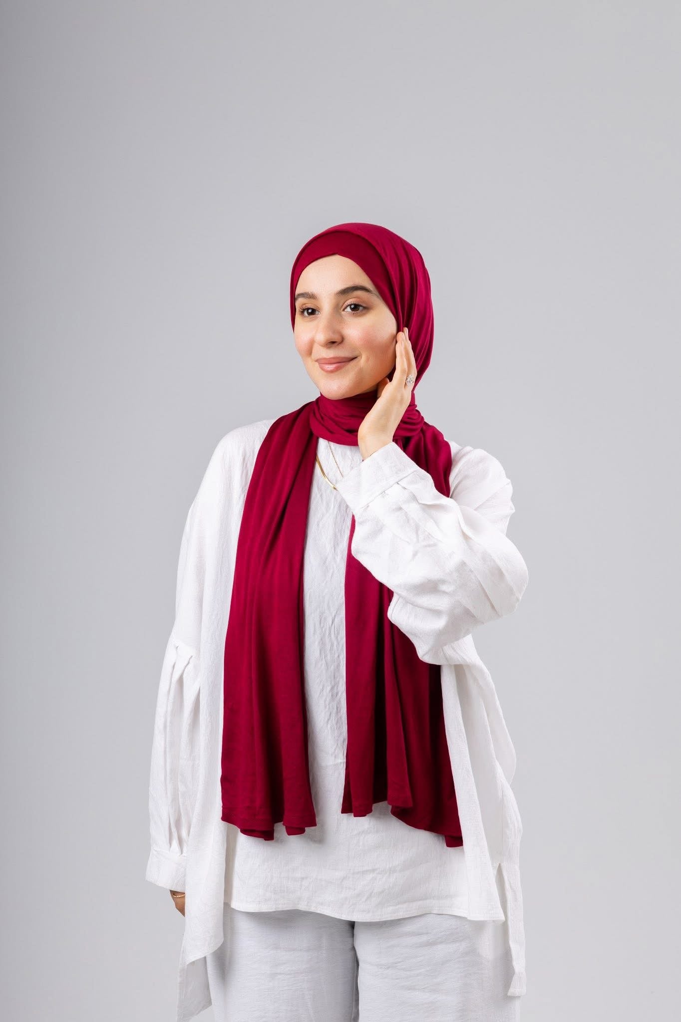 Soft Cotton Hijab – High Quality & Everyday Comfort Heba Boutique
