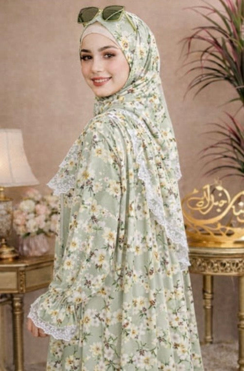 Floral Modest Isdal – Soft & Elegant Heba Boutique
