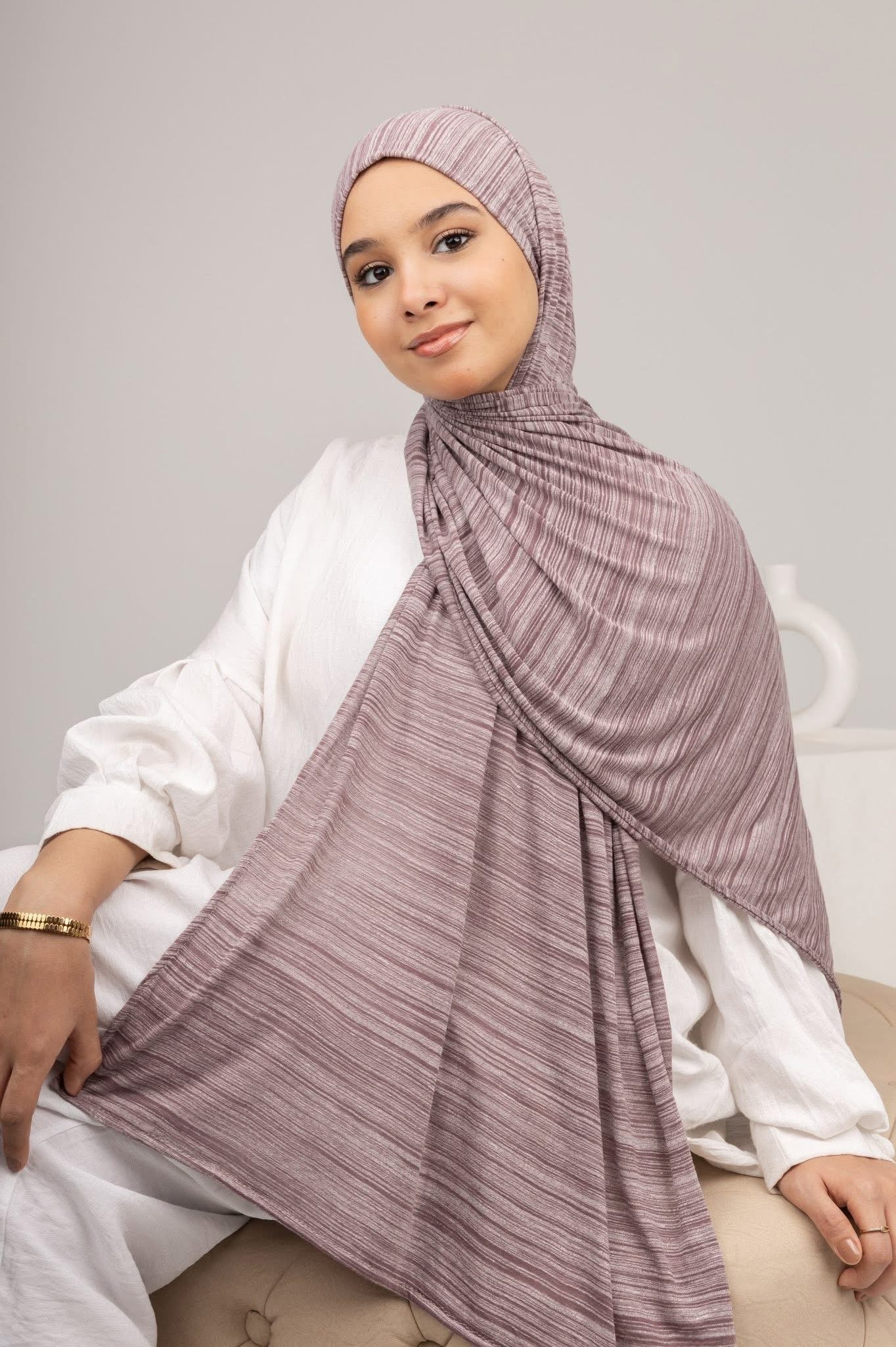 Soft Chanel Hijab with Underscarf – Le Voile Heba Boutique