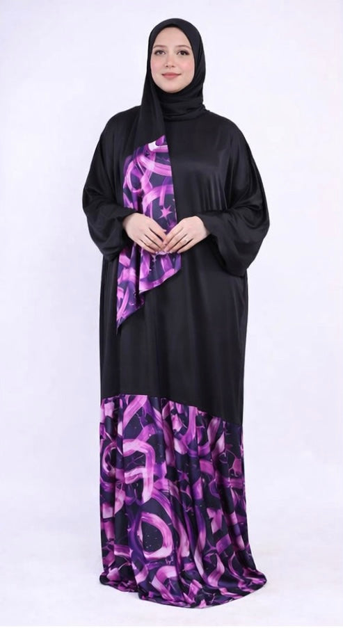 Satin Free Size Isdal – Perfect for Ramadan
