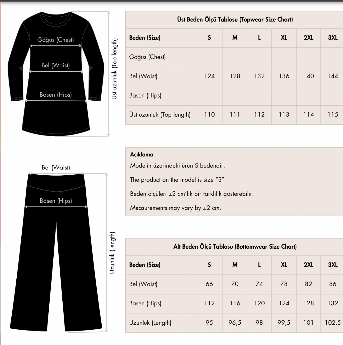 Modest Swimwear Set – Printed Long Top & Flare Pant Heba Boutique