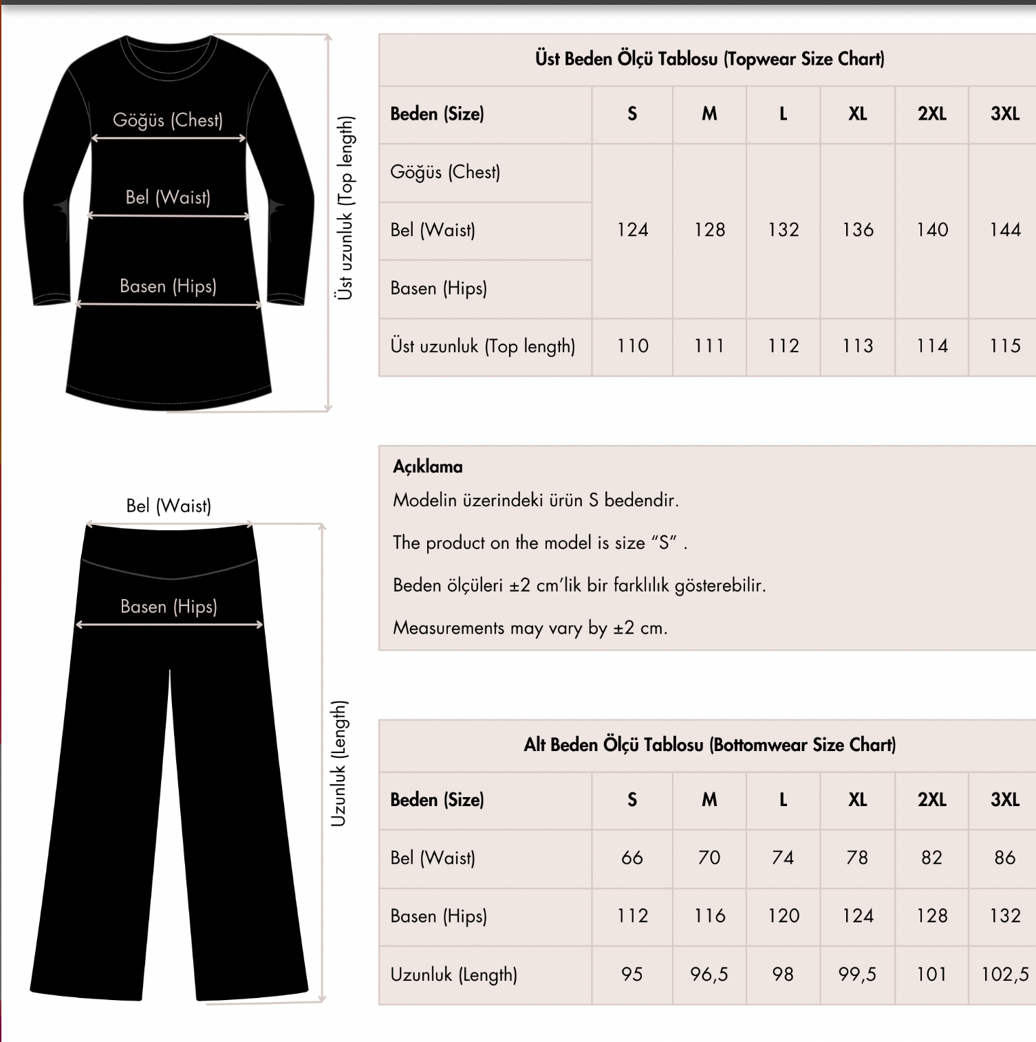 Modest Swimwear Set – Printed Long Top & Flare Pant Heba Boutique