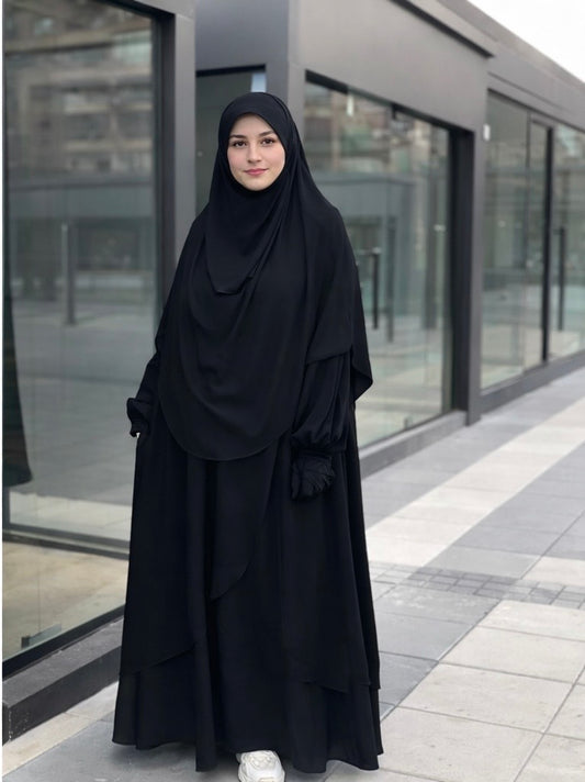 Farīha Abaya & Khimar Set – Royal Alwa | by Taymiyah