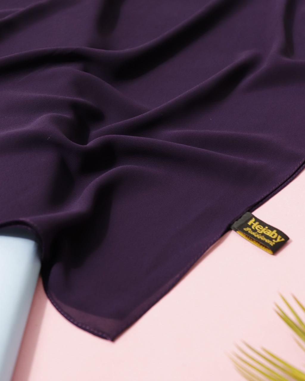 Plain Chiffon Crepe Hijab – 200×70 cm