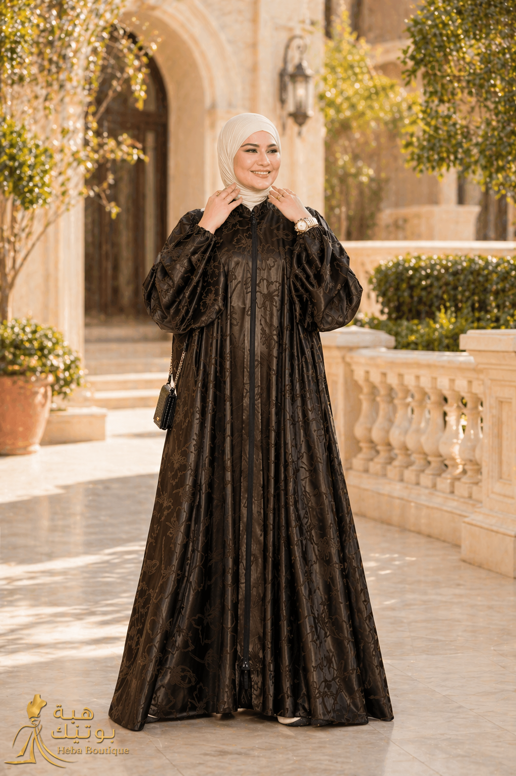 Asinat Abaya – Premium Indonesian Silk | Free Size Heba Boutique