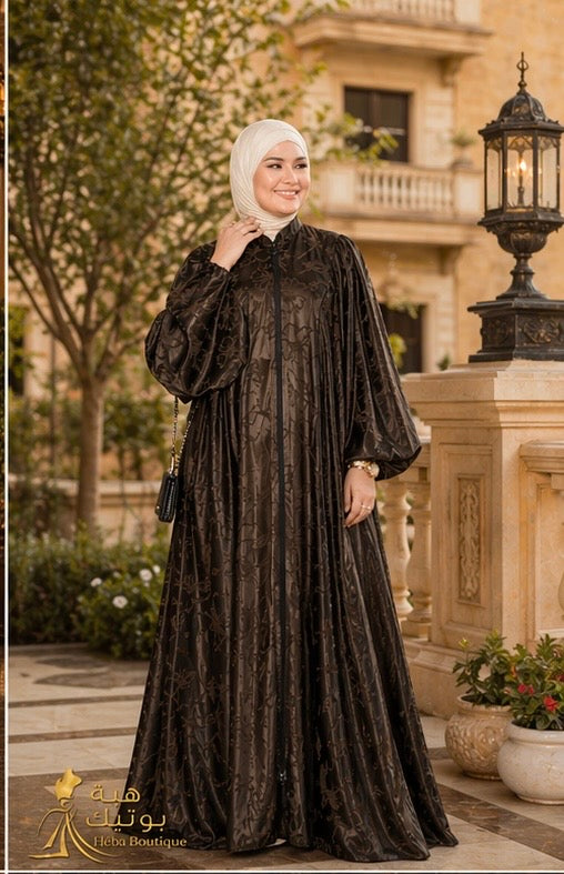 Asinat Abaya – Premium Indonesian Silk | Free Size Heba Boutique