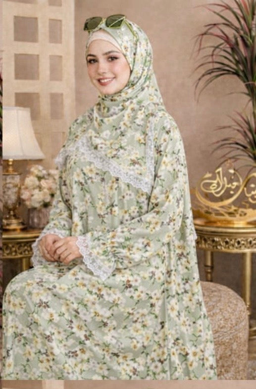 Floral Modest Isdal – Soft & Elegant Heba Boutique