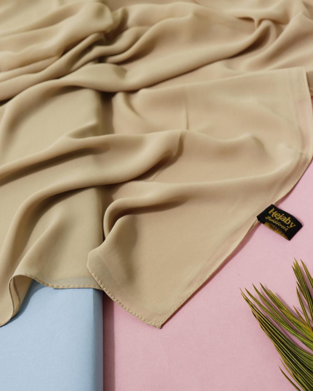 Plain Chiffon Crepe Hijab – 200×70 cm