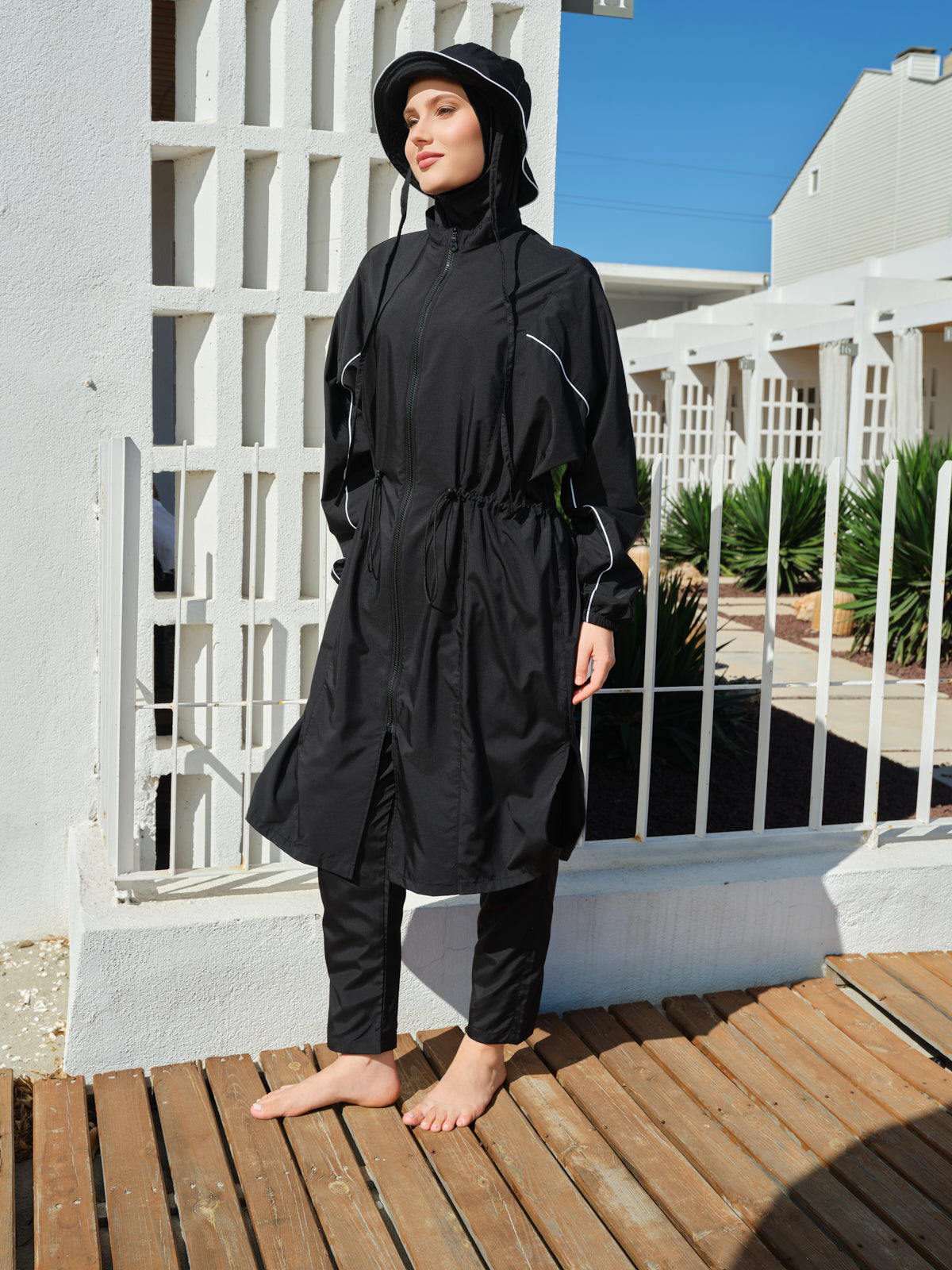 Elegant Modest Swim Set – Cape Style (Full Coverage) Heba Boutique