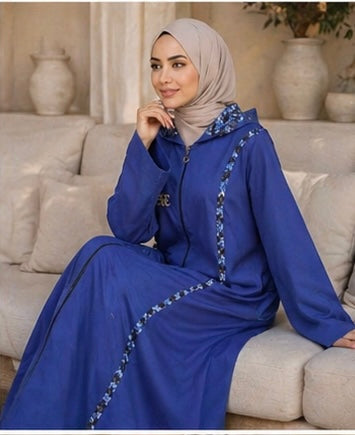 Summer Linen Checkered Dress Heba Boutique