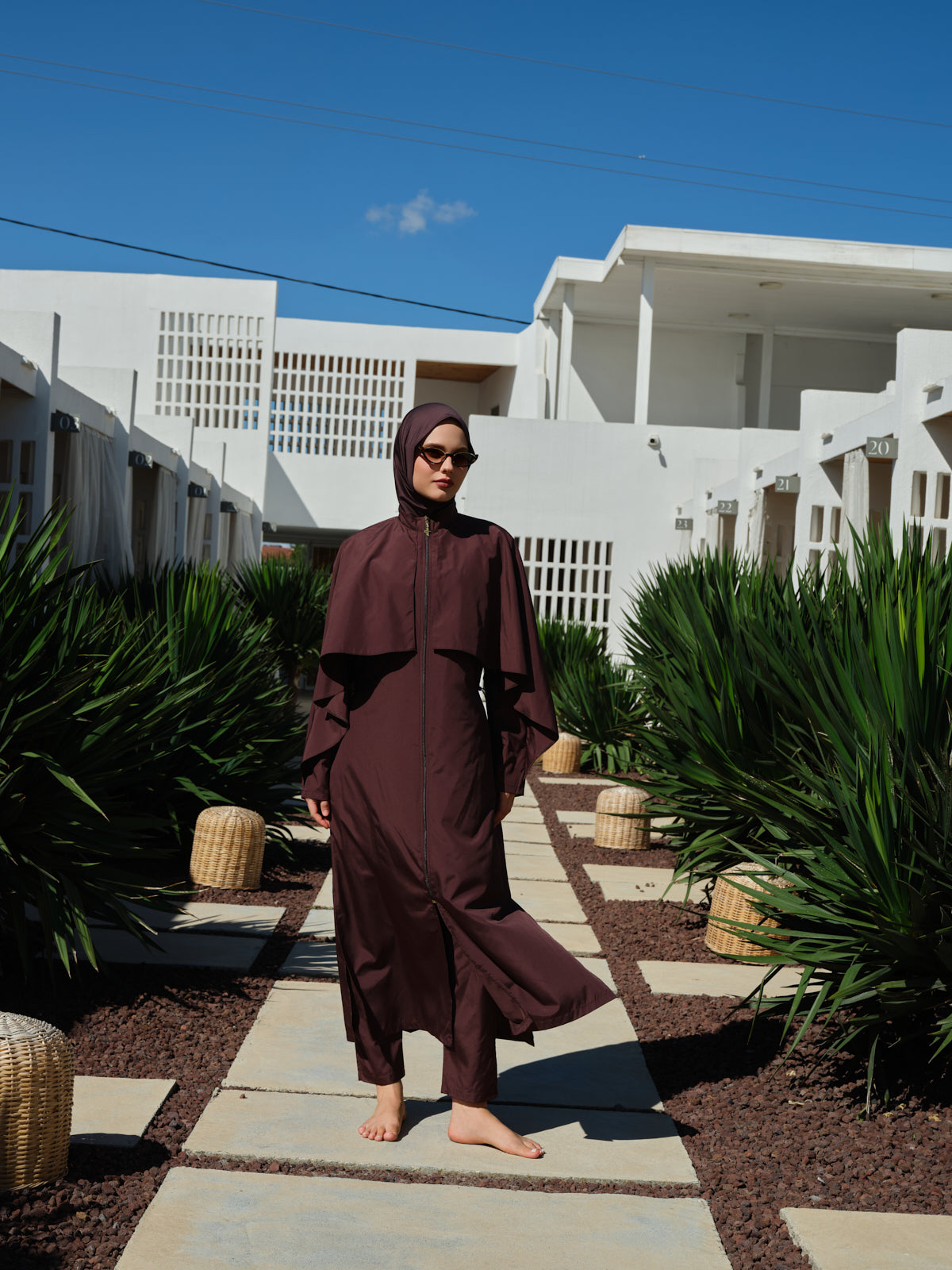Luna Cape Style Swim Set – Elegant Coverage Heba Boutique