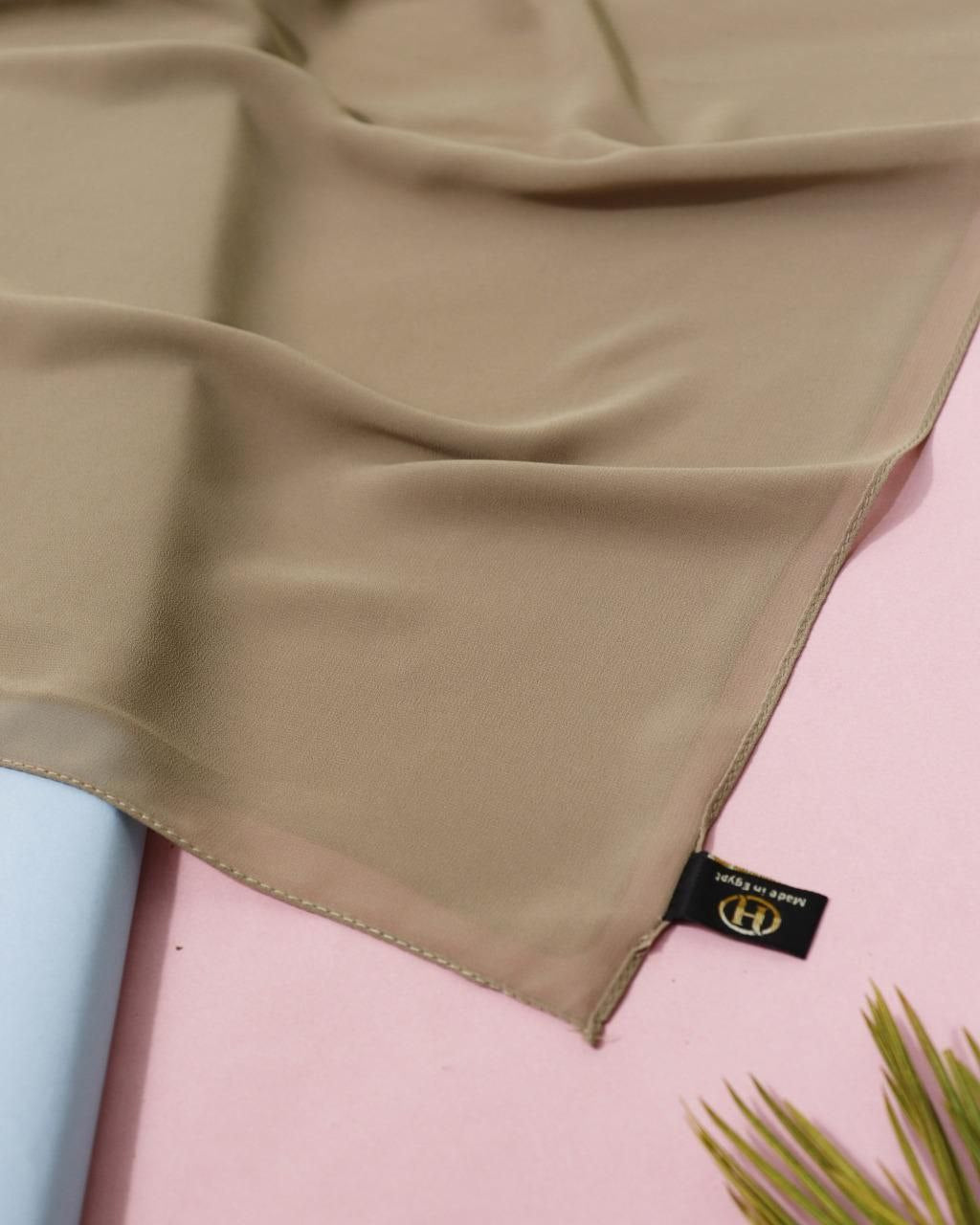 Plain Chiffon Crepe Hijab – 200×70 cm
