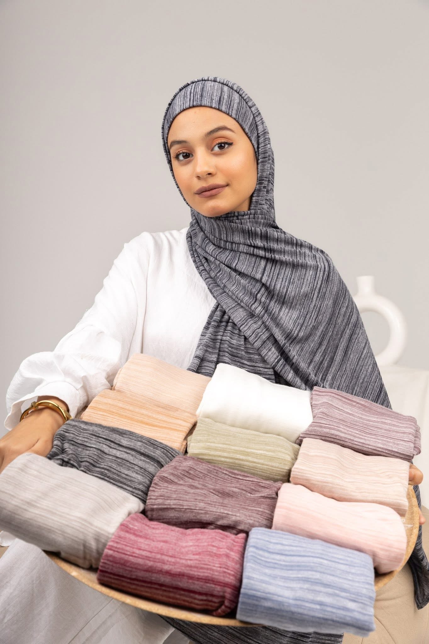 Soft Chanel Hijab with Underscarf – Le Voile Heba Boutique