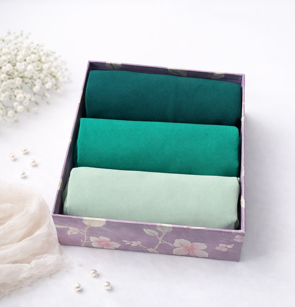 Eid Chiffon Hijab Gift Box – Ready to Gift Heba Boutique