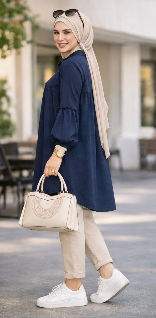 Elegant Bow Tunic Heba Boutique