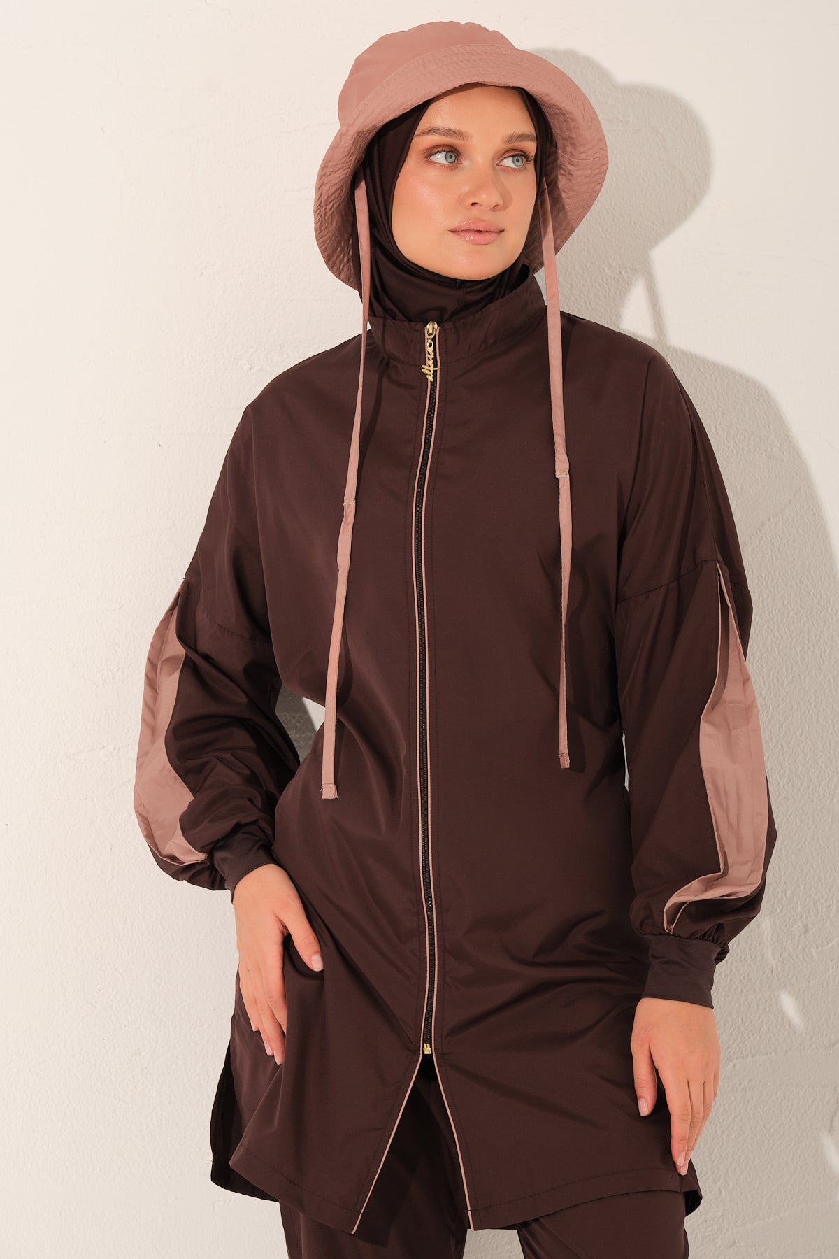 Modest Swimwear Set with Matching Swim Cap Heba Boutique