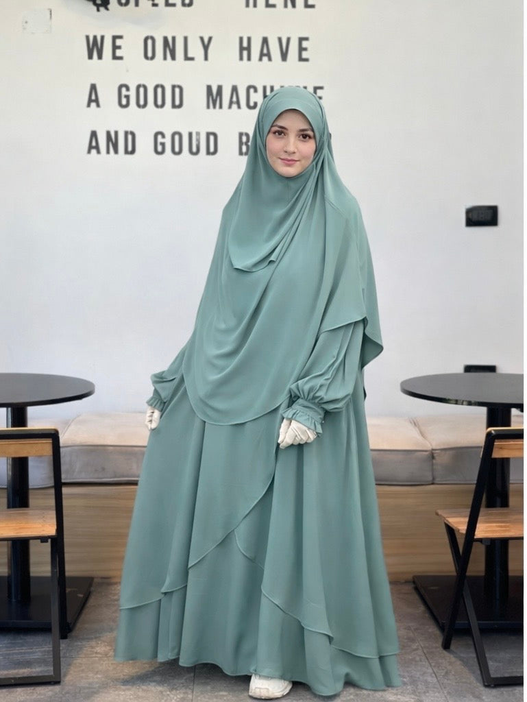 Farīha Abaya & Khimar Set – Royal Alwa | by Taymiyah