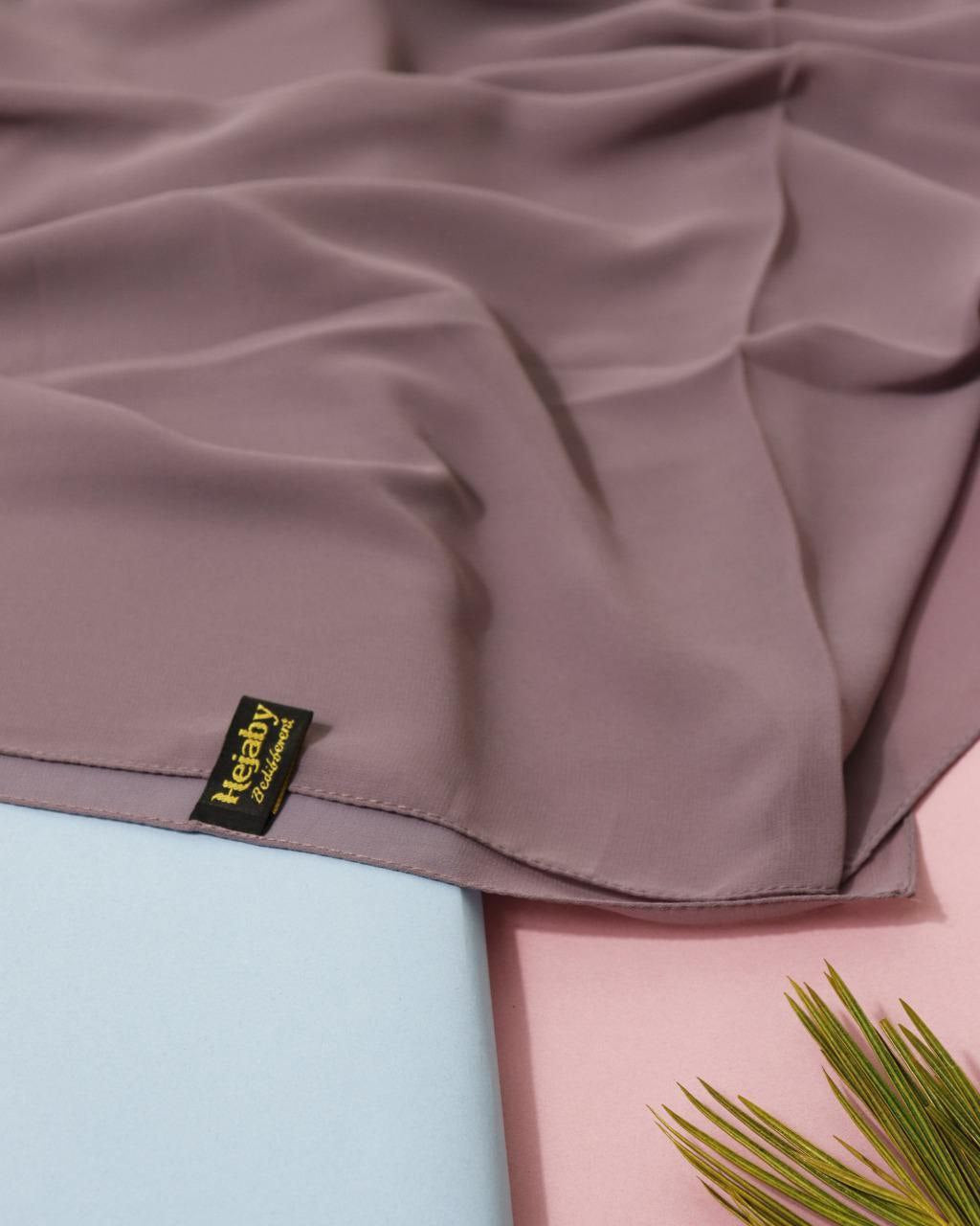 Plain Chiffon Crepe Hijab – 200×70 cm