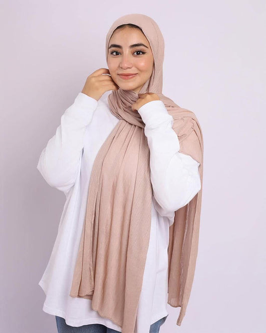 Liloah Kuwaiti Hijab | Lightweight Textured Scarf for Everyday Elegance