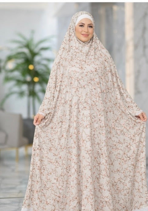 Long Cotton Khimar (Free Size Heba Boutique
