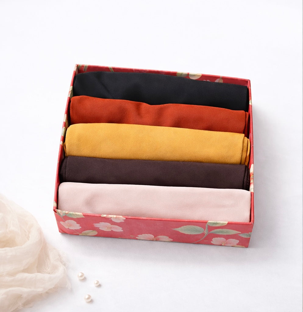 Eid Chiffon Hijab Gift Box – Ready to Gift Heba Boutique