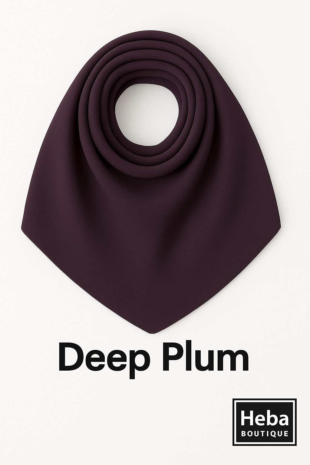 Plain Chiffon Crepe Hijab – 200×70 cm