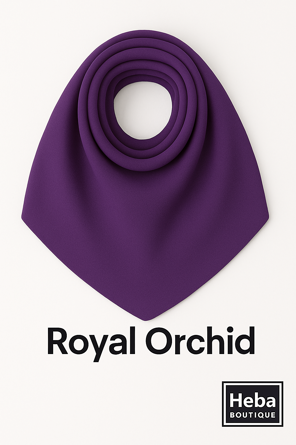 Plain Chiffon Crepe Hijab – 200×70 cm