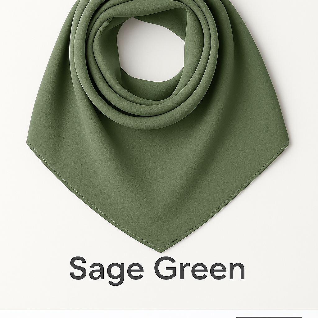 Plain Chiffon Crepe Hijab – 200×70 cm