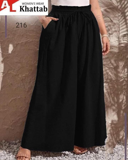 Wide-legged pants